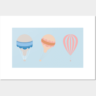 Hot Air Balloons Posters and Art